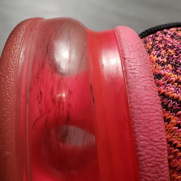 Nike Flyknit Max Total Sunset/Pink Womens Sz 8.5 - Picture 4 of 7